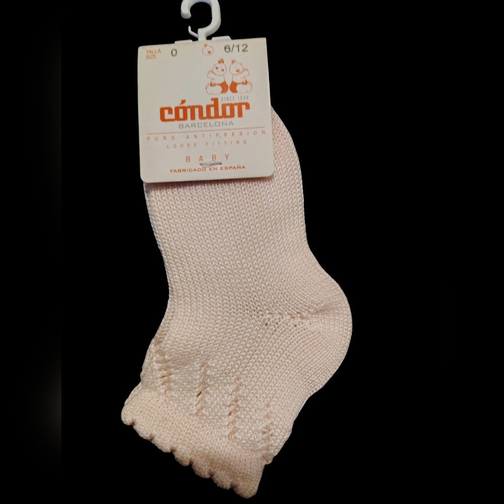 Pink Knit Ankle Socks Accessories